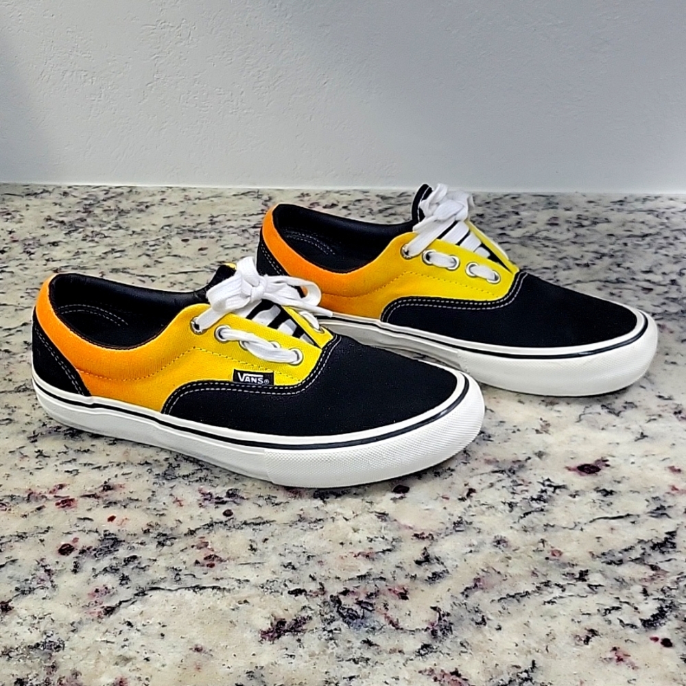 Vans yellow and black